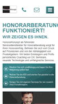 Mobile Screenshot of honorarkonzept.de